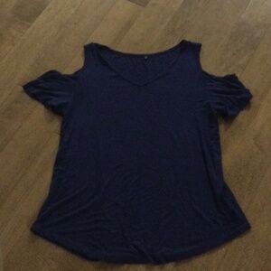 Womens open shoulder top